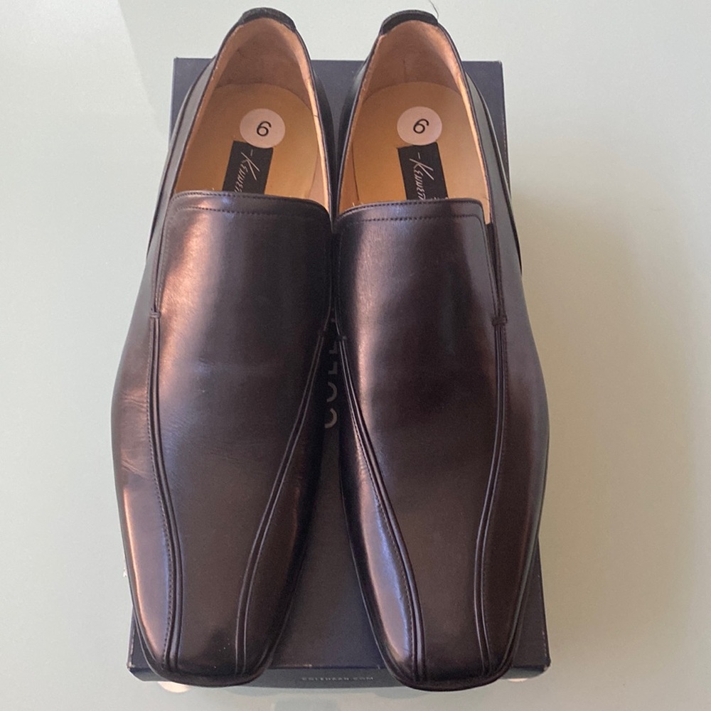 Kenneth Cole men 9 leather  black